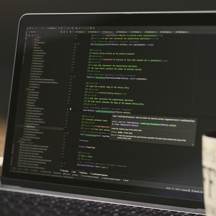 Web app development workspace
